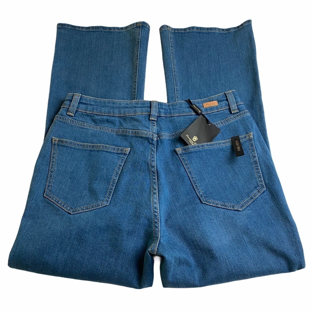 Massimo Duti Crop Kick Out Flare High Rise Jean 4 - Picture 5 of 14